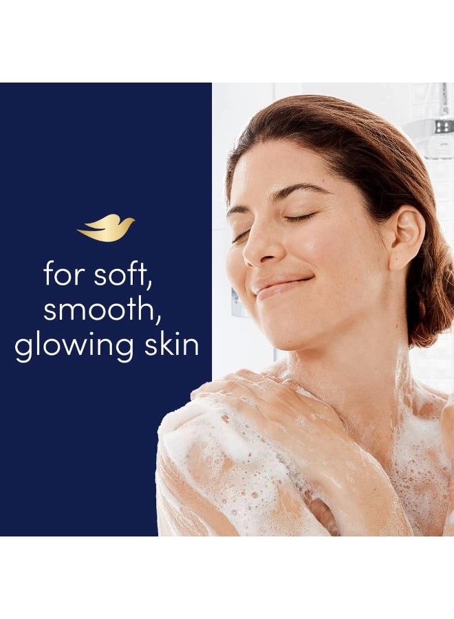Dove صابون مرطب بار تركيبة مغذية لجميع أنواع البشرة، أصلي، مع ¼ كريم مرطب، 125 جرام (عبوة من 4) - Image 4